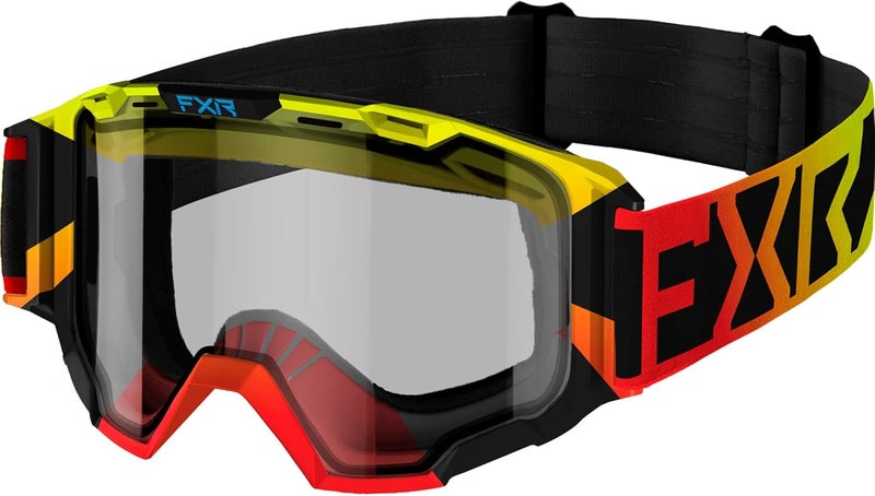 Youth Maverick Clear Snowmobile Goggles Dual-Pane Anti-Fog Anti-Scratch - Ignition